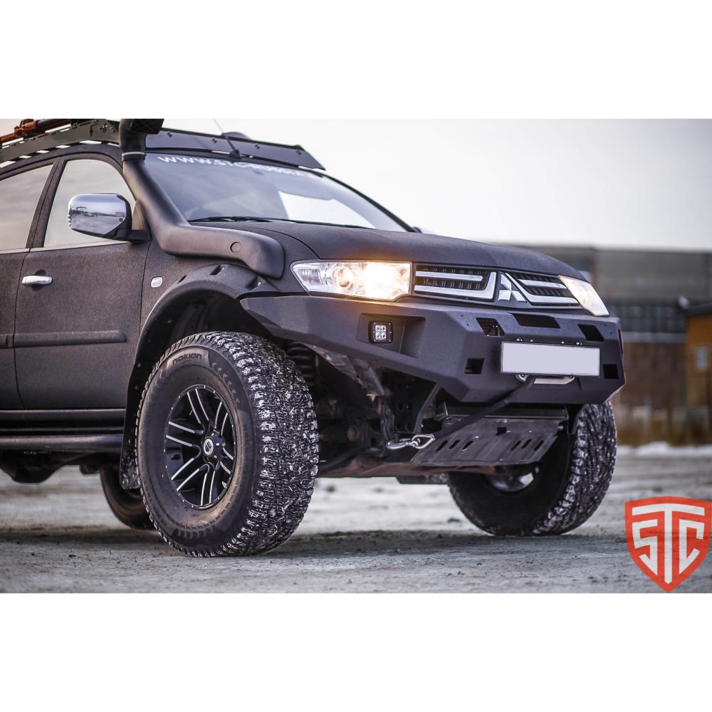 Бампер силовой передний STC тип Revo Mitsubishi Pajero Sport/L200 2013-2015