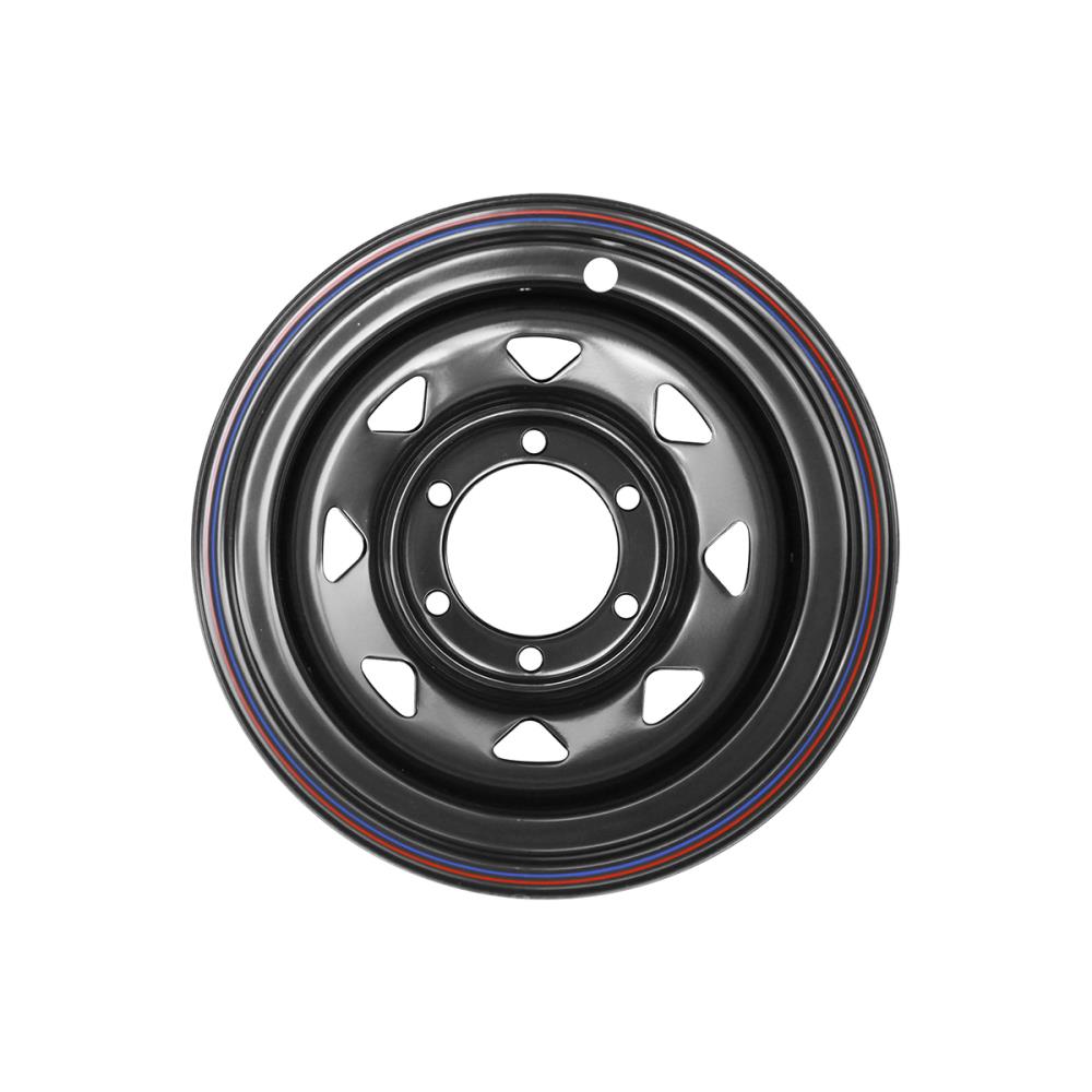 Диск усиленный Тойота Ниссан стальной черный 6x139,7 8xR15 d110 ET-19 (треуг. мелкий)