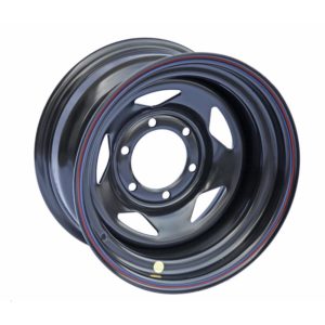 Диск усиленный Тойота Ниссан стальной черный 6x139,7 8xR16 ET-19 (треуг.)