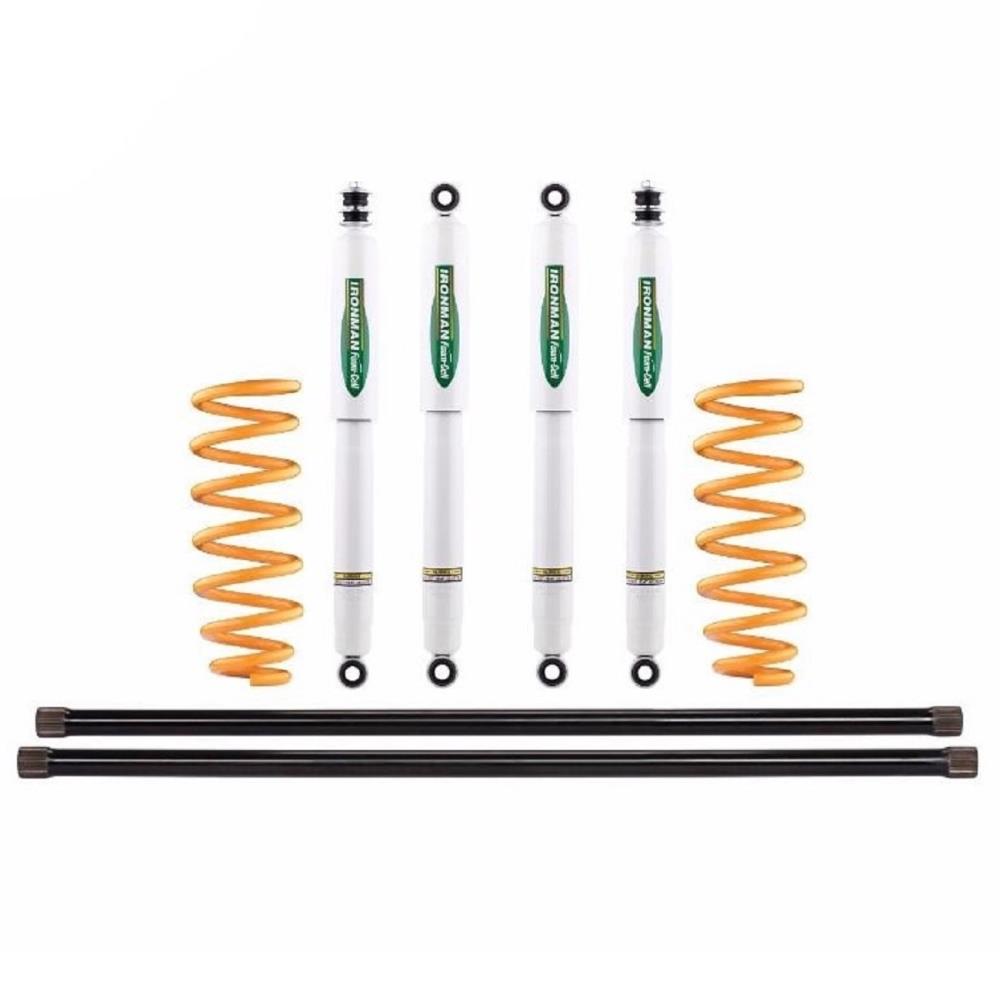 Комплект подвески Ironman Mitsubishi Pajero Sport 1998-2008 амортизаторы Nitro Gas газовые нагрузка до 250 кг лифт 40 мм
