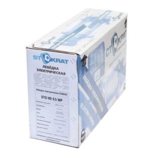 Лебедка электрическая автомобильная СТОКРАТ HD 9.5 WP, 12V, 6.0 л.с.