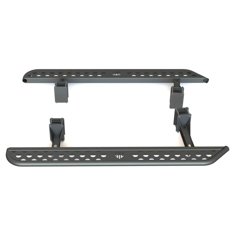 Пороги силовые Mitsubishi Pajero Sport 2009-2015 цельная ступень