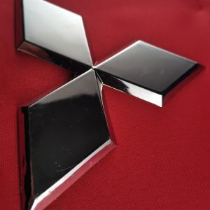 Mitsubishi хром логотип 115 мм