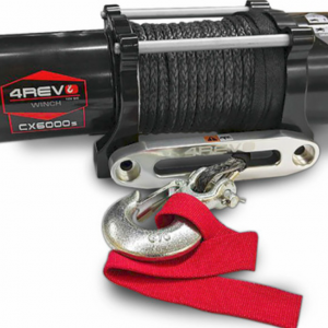 Лебедка электрическая 4REVO CX-6000S (синтетический трос)